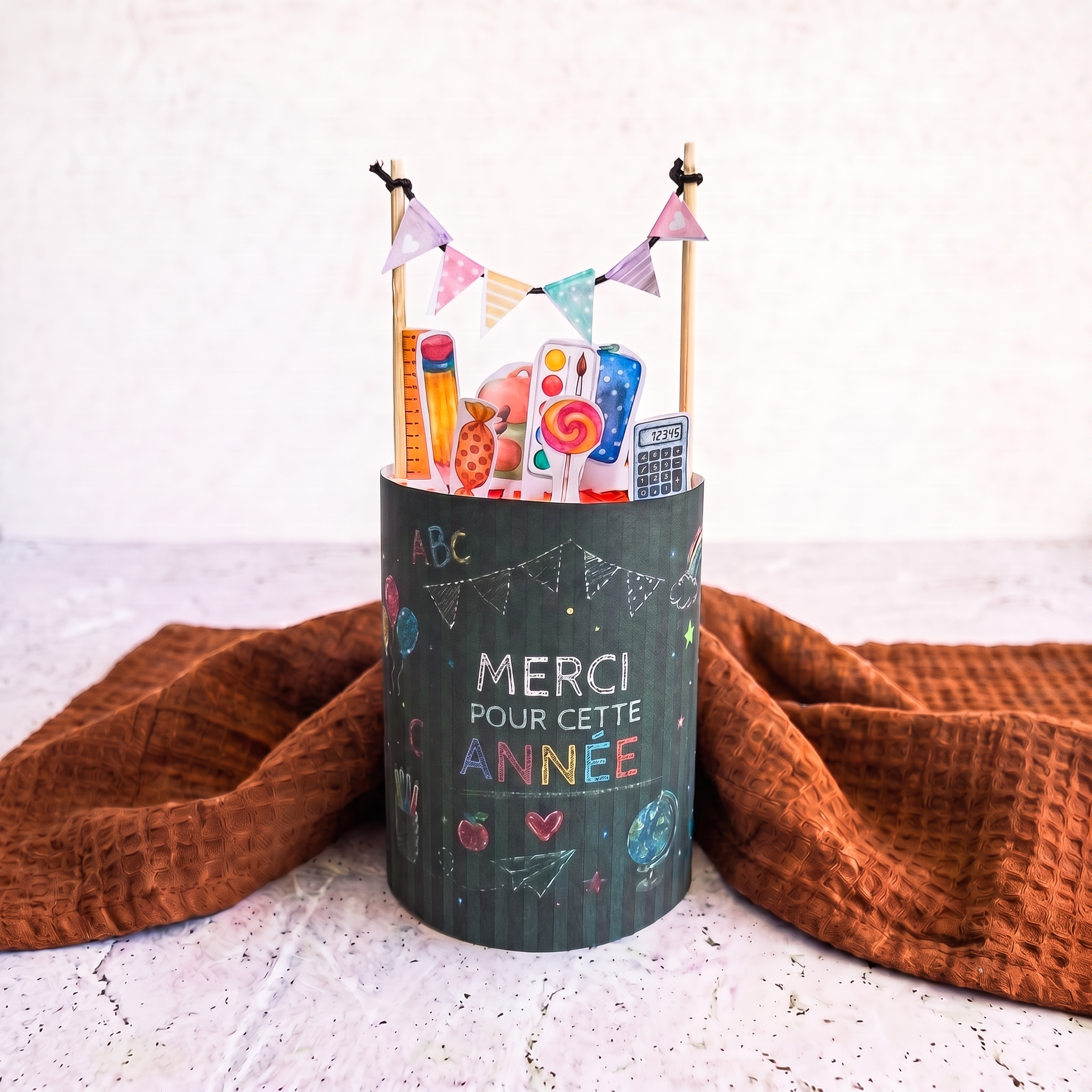 Kit Banderoles Kinder Maxi "Fin d'année" - Modèle à Imprimer