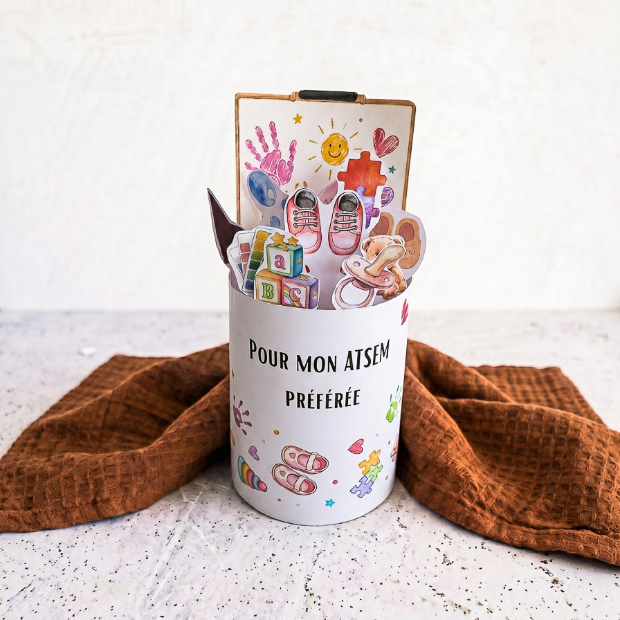 Pack Duo Banderoles Kinder Maxi Fête "Maîtresse & ATSEM" - Modèles à Imprimer