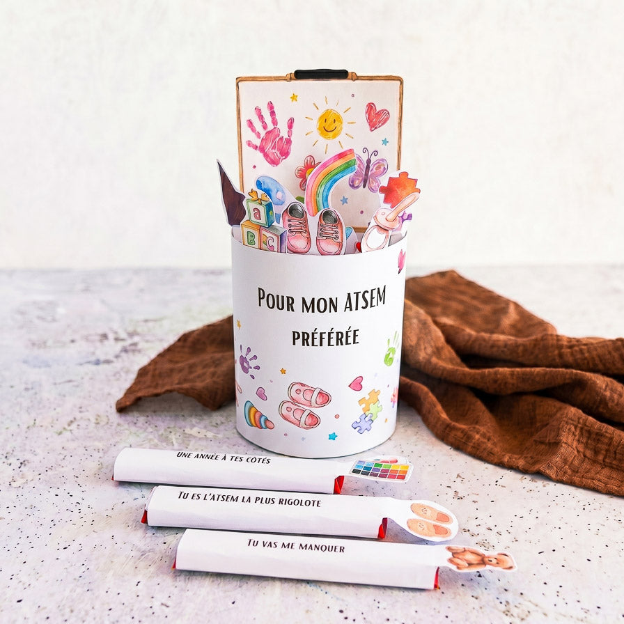 Kit Banderoles Kinder Maxi "ATSEM" - Modèle à Imprimer