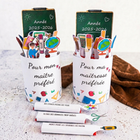 Pack Duo Banderoles Kinder Maxi "Maître & Maîtresse" - Modèles à Imprimer